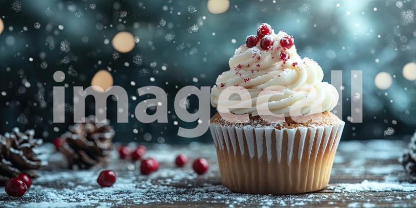 A Festive Treat: A Cupcake Fit for a Winter Wonderland