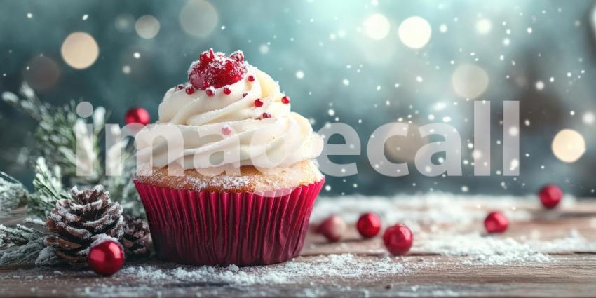 A Festive Treat: A Cupcake Fit for a Winter Wonderland