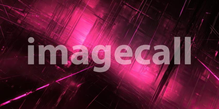 Spotlight on Stage: A Dramatic Scene Illuminated by Crimson Beams