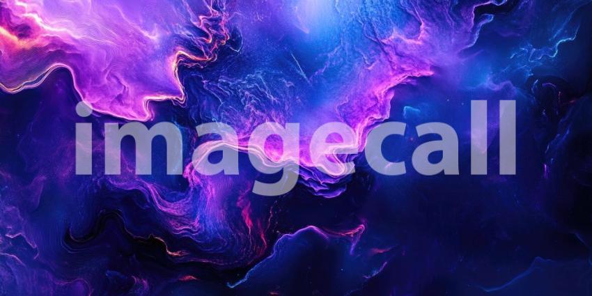 Cosmic Currents: A Universe of Vibrant Hues