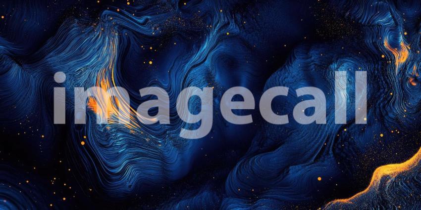 Cosmic Currents: A Universe of Vibrant Hues