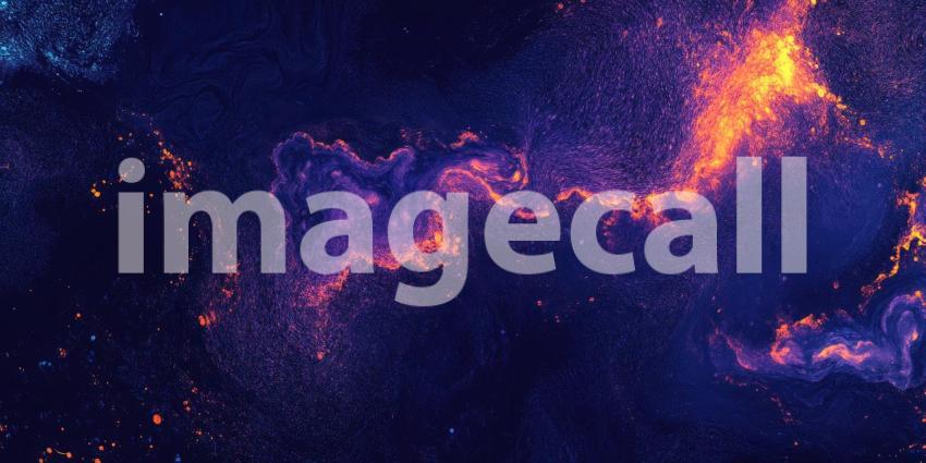 Cosmic Currents: A Universe of Vibrant Hues