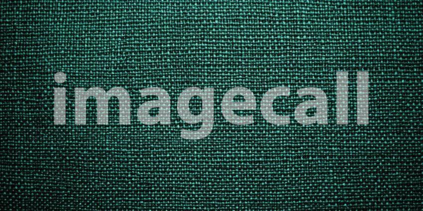 Woven Texture: A Deep Green Burlap Canvas