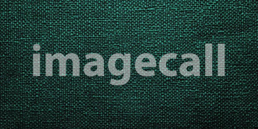 Woven Texture: A Deep Green Burlap Canvas