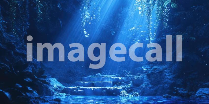 Enchanting Moonlight: A Path Through a Dreamlike Forest