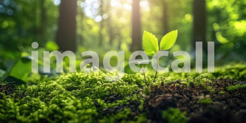 A Vibrant Earth: A Lush Landscape at Sunrise