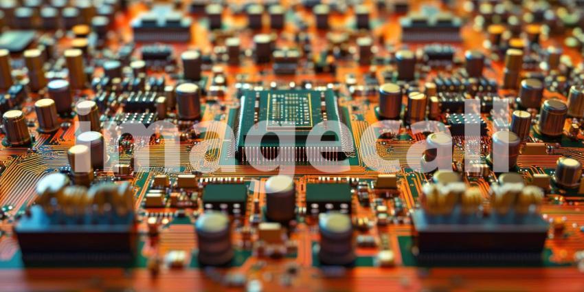 The Heart of Innovation: A Close-Up of a Complex Circuit Board