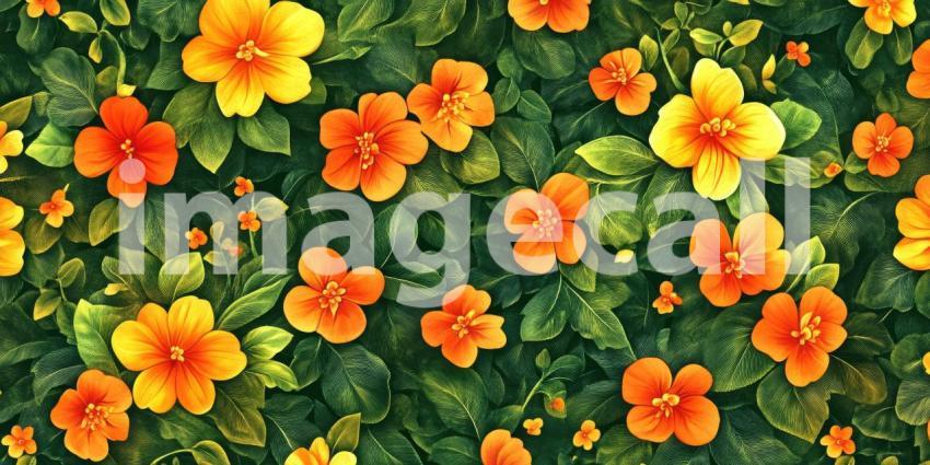 A Midnight Bloom: A Tapestry of Deep Purple and Indigo Flowers