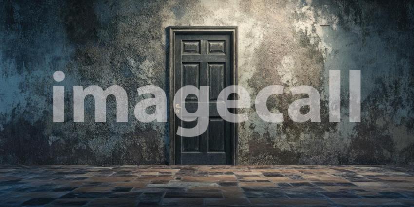 The Path Ahead: A Doorway Beckons in a Room Bathed in Sunlight