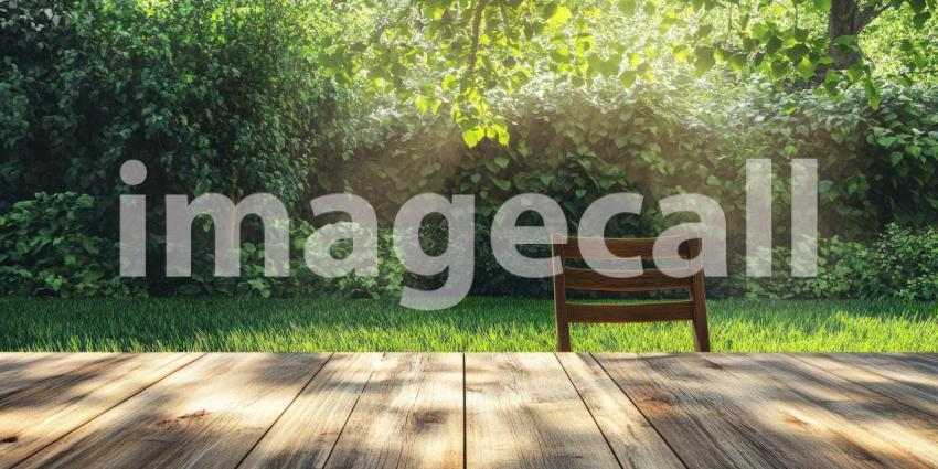 Serene Sanctuary: A Patio Oasis Bathed in Sunlight