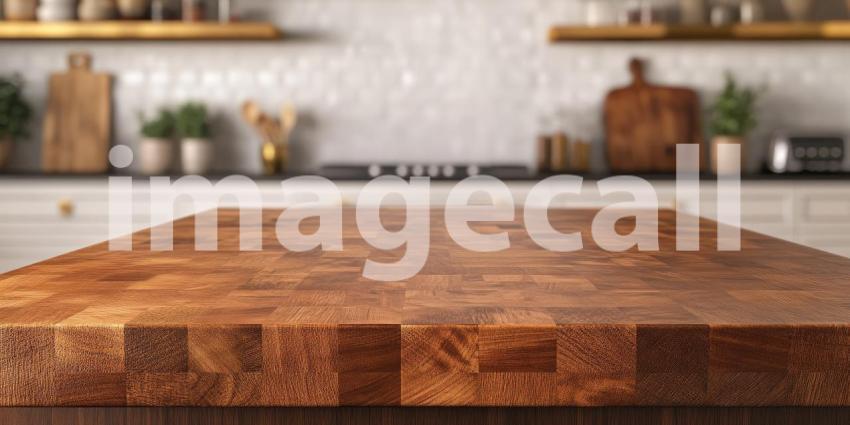 Warmth of Wood: A Modern Kitchen with a Rustic Touch