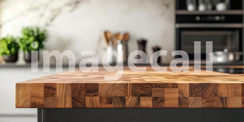 Warmth of Wood: A Modern Kitchen with a Rustic Touch