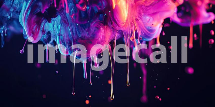 A Chromatic Collision: A Dynamic Dance of Colors