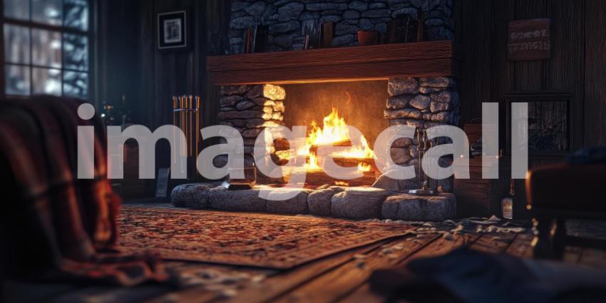 Embers Aglow: A Warmth of Fire and Flame