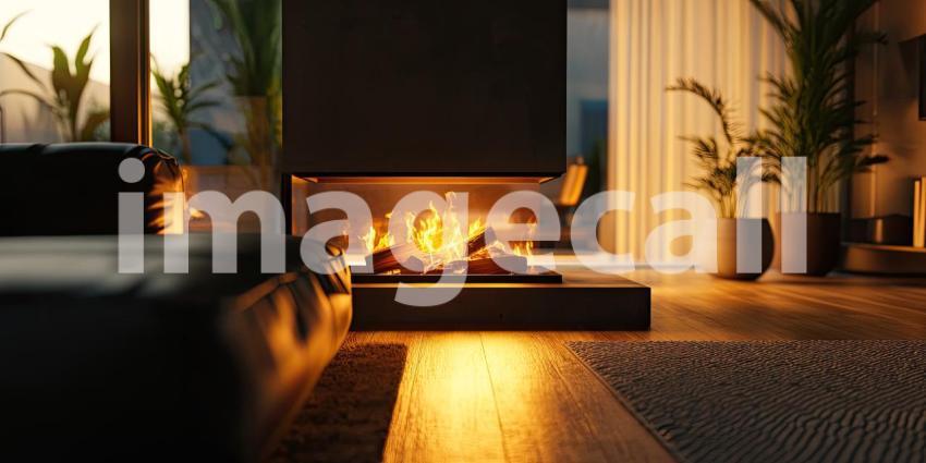 Embers Aglow: A Warmth of Fire and Flame