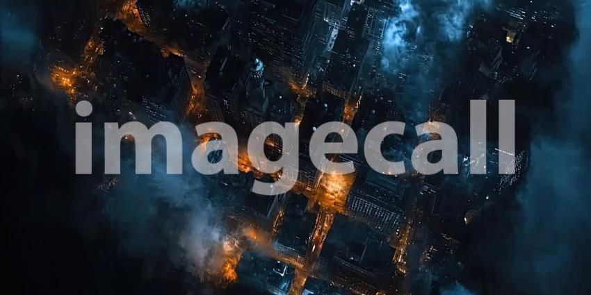 A City of Dreams: New York Awakens Under a Stormy Sky