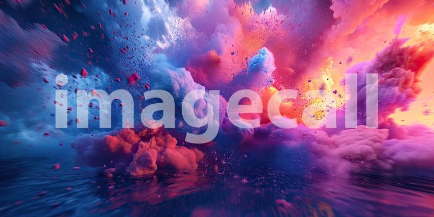 Collision of Forces: A Cosmic Dance of Energy