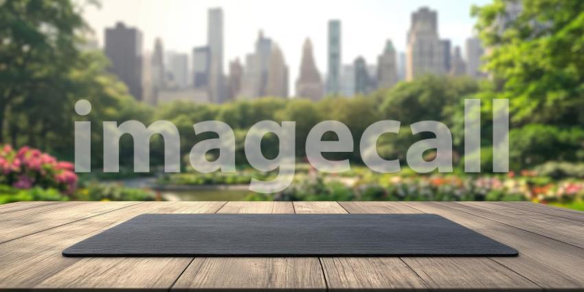 Urban Oasis: A Tranquil Park Beckoning Amidst the Cityscape