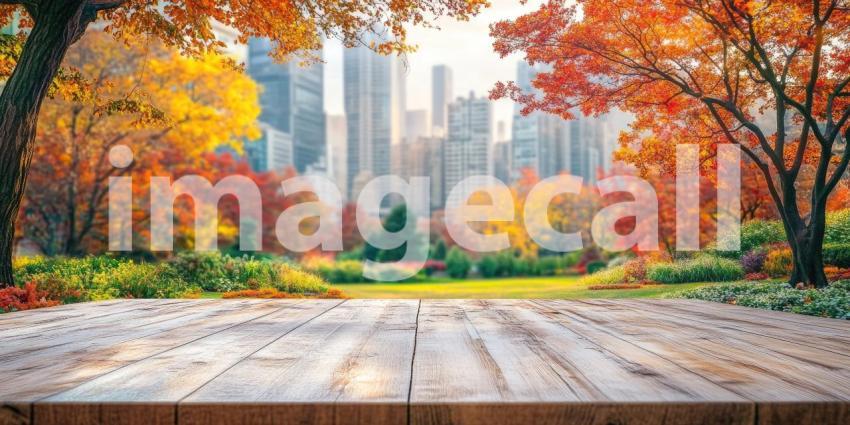 Urban Oasis: A Tranquil Park Beckoning Amidst the Cityscape