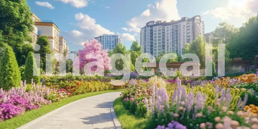 A Skyline of Dreams: A Modern Metropolis Reaching for the Sky