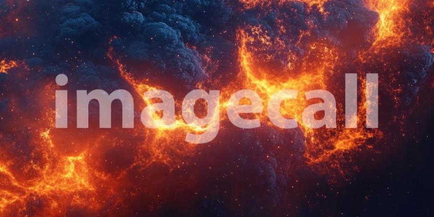 Cosmic Currents: A Universe of Vibrant Hues