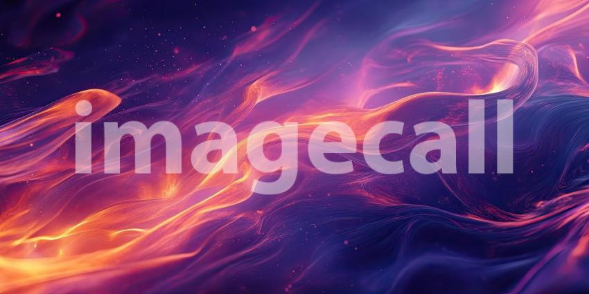 Cosmic Currents: A Universe of Vibrant Hues