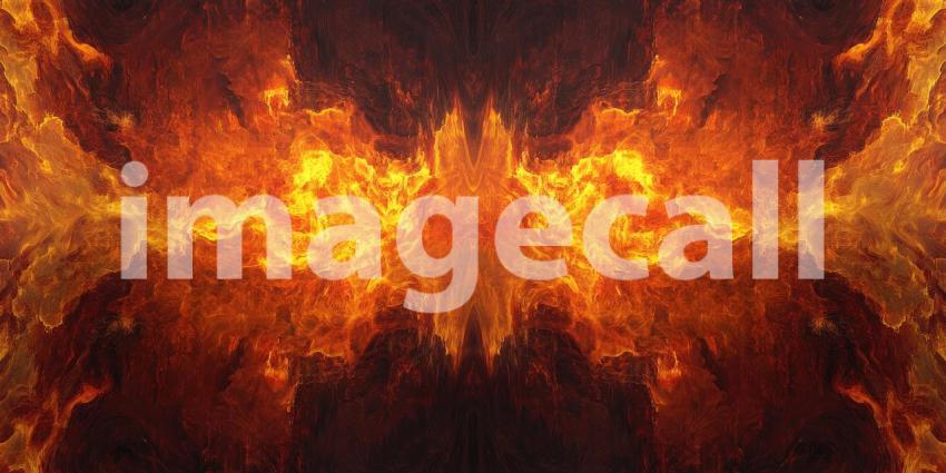 A Fiery Embrace: A Symphony of Fire and Shadow