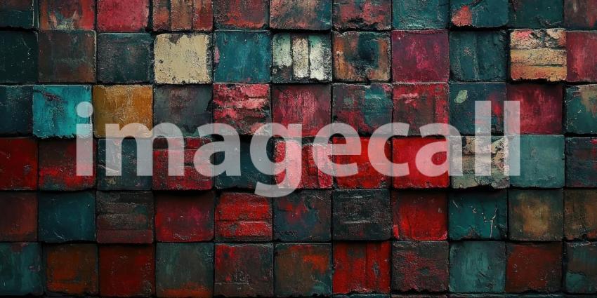 A Tapestry of Stone: A Textured Wall in Shades of Grey and Brown