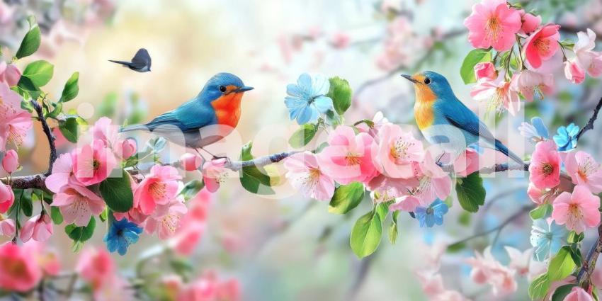 A Spring Serenade: Birdsong and Blossoms