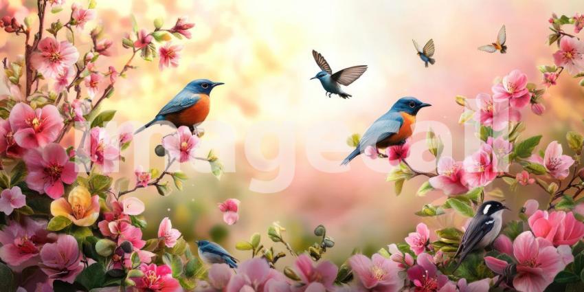 A Spring Serenade: Birdsong and Blossoms