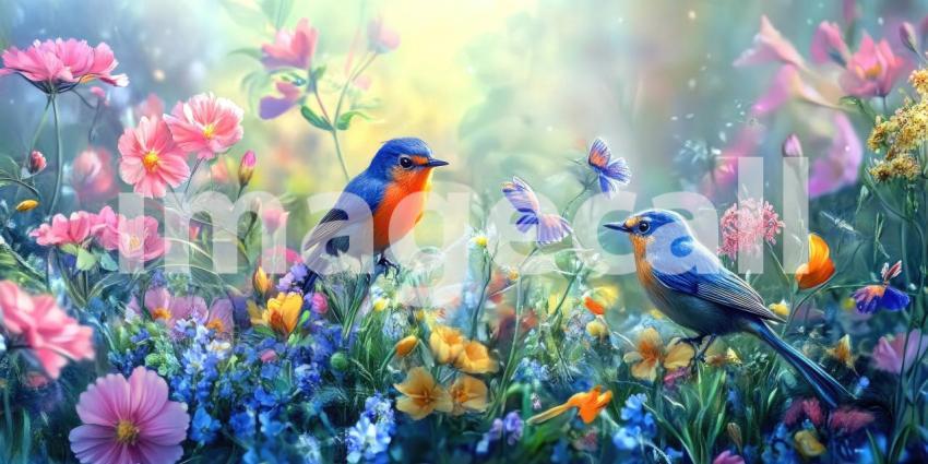 A Spring Serenade: Birdsong and Blossoms