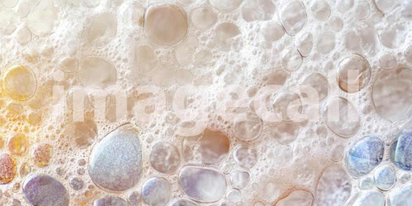 A Foamy Froth: A Close-Up of Bubbles