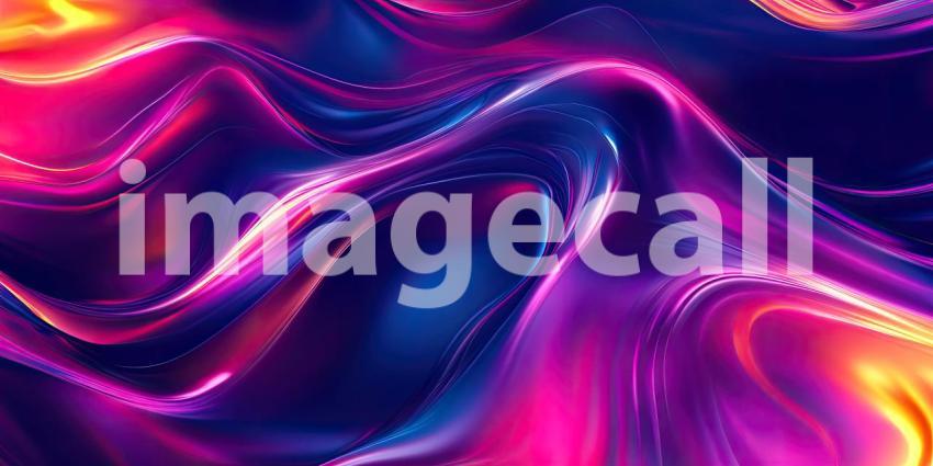 Liquid Dreamscape: A Swirl of Electric Hues