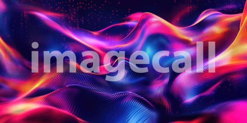 Liquid Dreamscape: A Swirl of Electric Hues