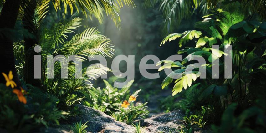 A Twilight Bloom: Lavender Silhouettes in the Setting Sun