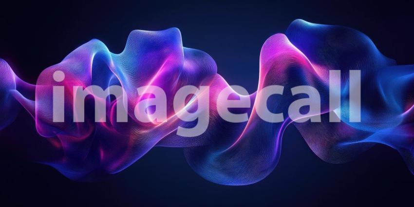 Neon Helix: A Dance of Light and Shadow