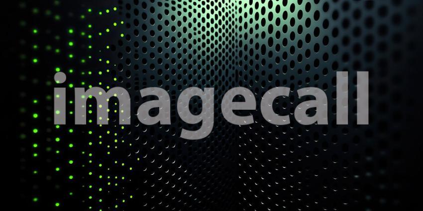 Abstract Digital Landscape with Wavy Lines of Glowing Green Dots on a Dark Background for Technology, Sci-Fi, and Modern Designs