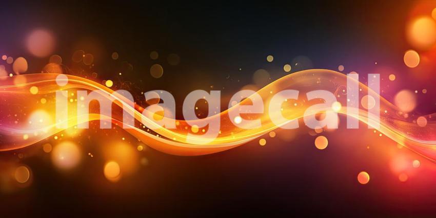 Abstract Light Trails with Vertical Lines and Colorful Bokeh Circles for Modern, Artistic, and Creative Designs