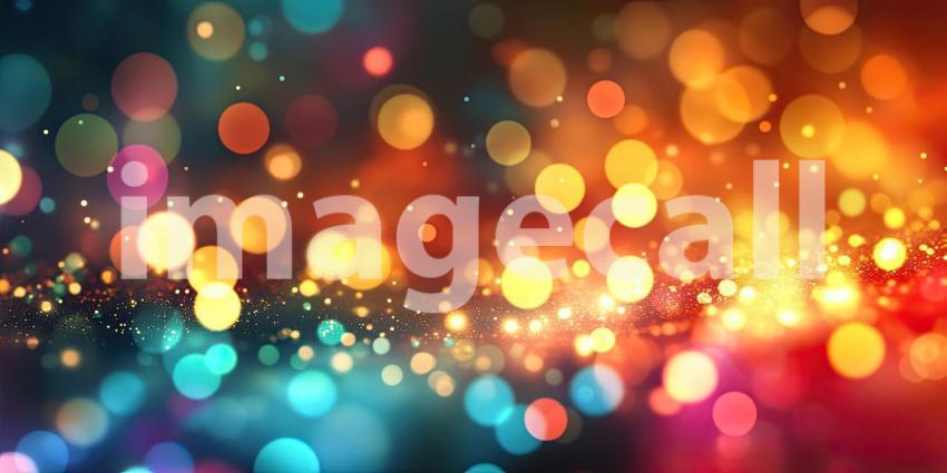 Abstract Light Trails with Vertical Lines and Colorful Bokeh Circles for Modern, Artistic, and Creative Designs