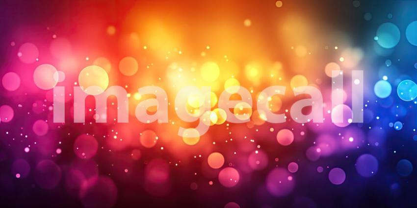 Abstract Light Trails with Vertical Lines and Colorful Bokeh Circles for Modern, Artistic, and Creative Designs