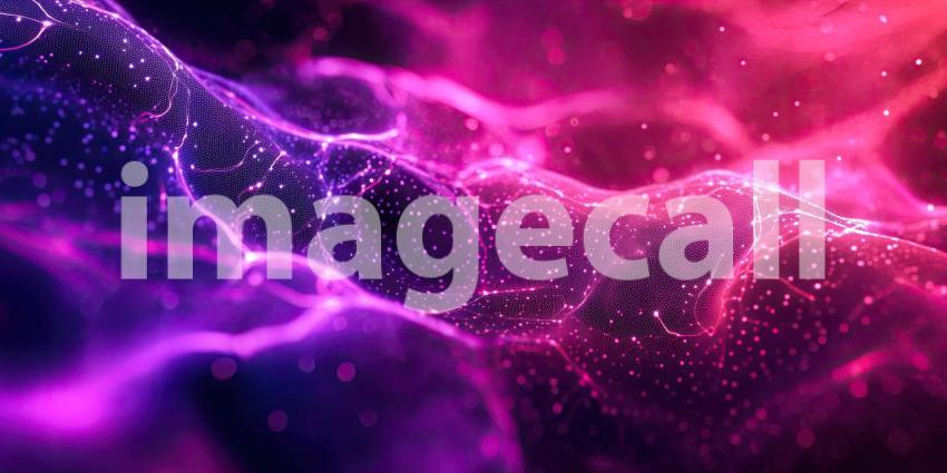 Abstract Energy Field with Intertwining Threads of Blue, Red, and Green Light for Futuristic, Sci-Fi, and Abstract Design Concepts