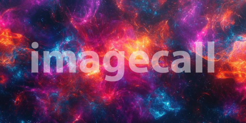 Abstract Energy Field with Intertwining Threads of Blue, Red, and Green Light for Futuristic, Sci-Fi, and Abstract Design Concepts