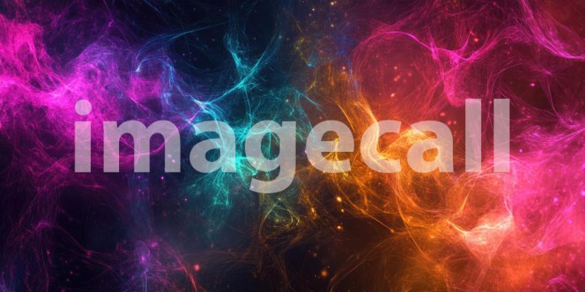 Abstract Energy Field with Intertwining Threads of Blue, Red, and Green Light for Futuristic, Sci-Fi, and Abstract Design Concepts