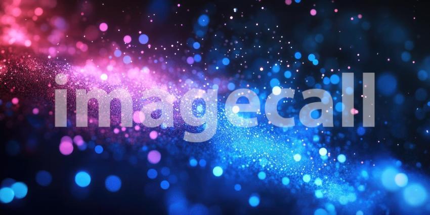 Cosmic Explosion with a Burst of Colorful Lights and Particles Radiating Outward for Space, Science, and Futuristic Concepts