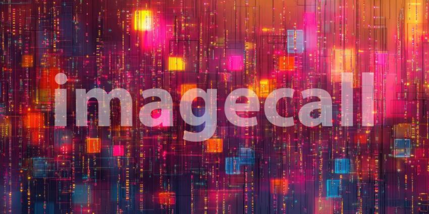 Intricate Circuit Board with Complex Network of Copper Traces and Electronic Components for Technology, Engineering, and Electronics Concepts