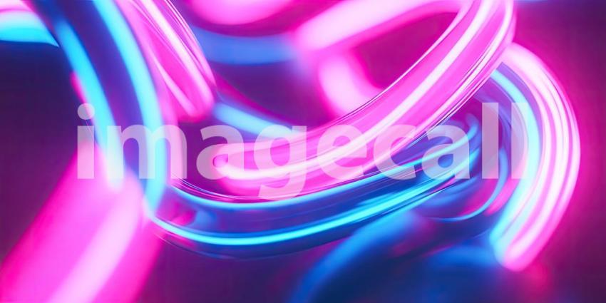 Neon Particle Trails. Abstract, futuristic background with glowing, swirling lines. Perfect for technology, energy, and science fiction themes.