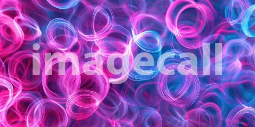 Neon Particle Trails. Abstract, futuristic background with glowing, swirling lines. Perfect for technology, energy, and science fiction themes.