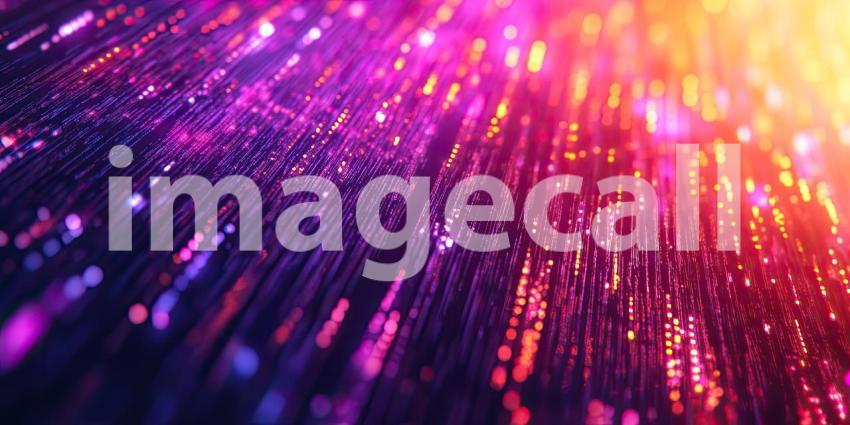 Red Digital Matrix Tunnel. Abstract, futuristic background with glowing lines and binary code. Perfect for technology, data, and virtual reality themes.