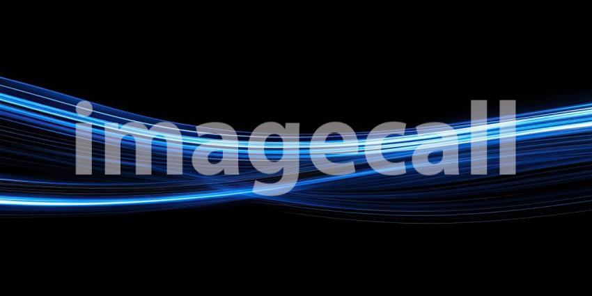 Abstract Blue Light Trails. Dynamic, futuristic background with swirling, glowing lines. Perfect for technology, speed, and energy themes.