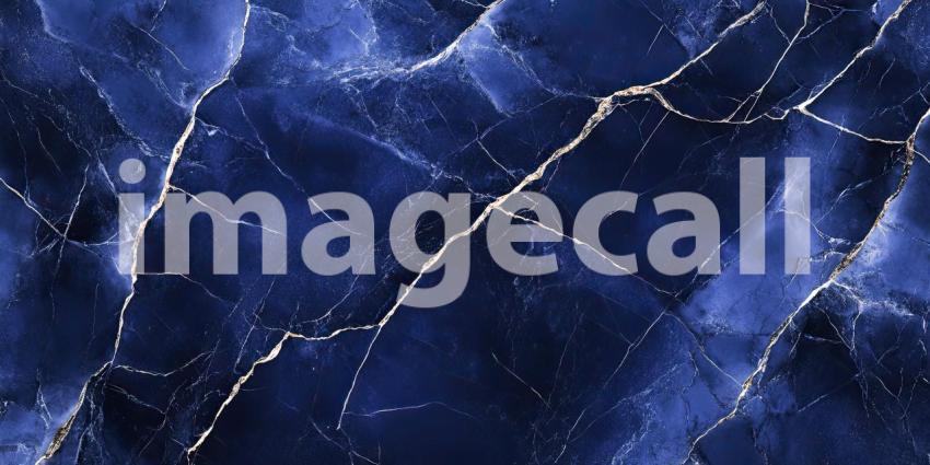 Deep Blue Marble Texture. Close-up of a natural stone with a rich, dark color and intricate veining. Perfect for interior design, luxury, and elegant themes.